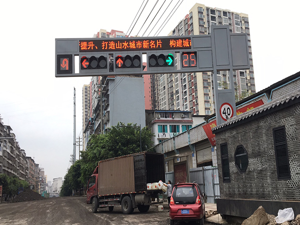 南充市框架式信号灯安装